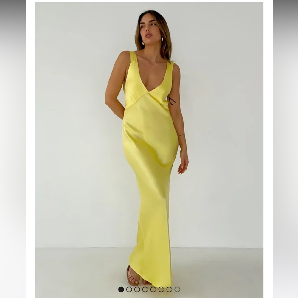 Rumored Yellow Maxi Dress